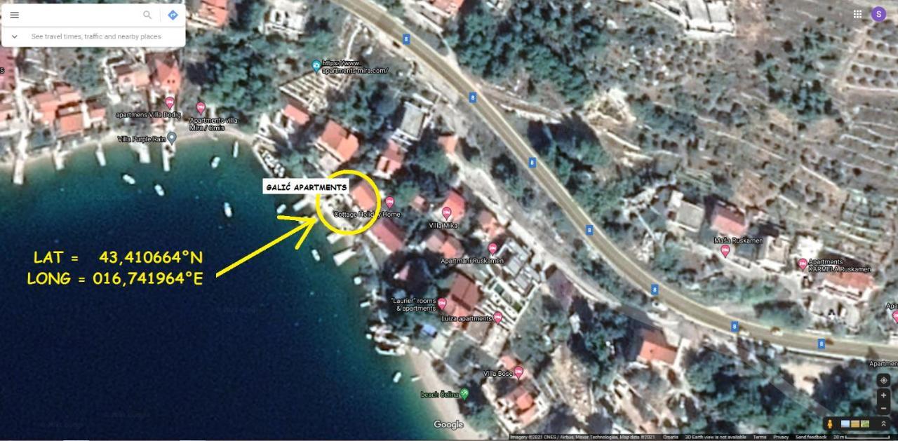 Apartment On The Beach Lokva Rogoznica Buitenkant foto